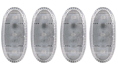 Clear LED Fender Light Kit 2pc Amber 2pc Red<br> 11-16 Ford F-350, F-450