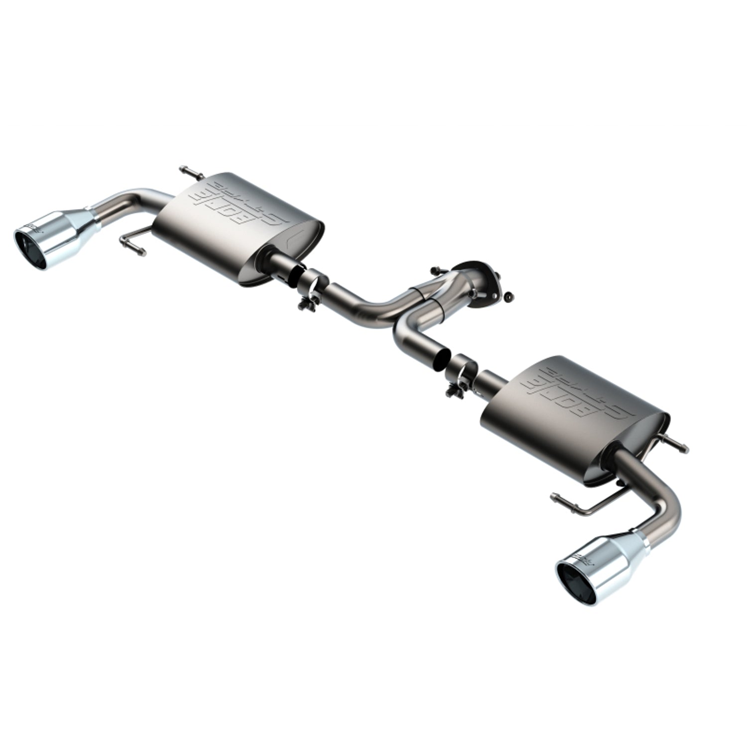 S-Type Axle-Back Exhaust System <br> 17-23 Mazda CX-5 2.5L L4