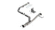 Y-Pipe Connection Pipes <br> 16-23 Toyota Tacoma 3.5L V6