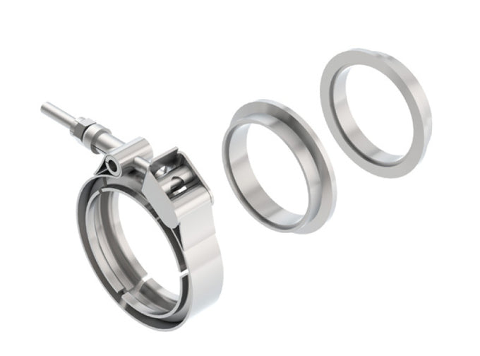 2.25 in. Stainless Steel 3pc V-Band Clamp <br> Universal Fit