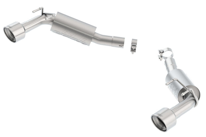 S-Type Axle-Back Exhaust System <br> 10-13 Chevy Camaro SS 6.2L V8