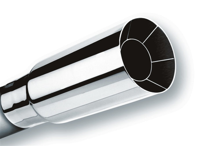 Polished Tip Single Round Intercooled <br> Universal Fit