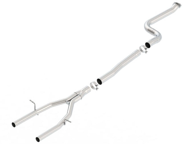 Mid-Pipes With Y-Pipe Connection Pipes <br> 16-23 Chevrolet Camaro LS/ LT 2.0L 4 Cyl.