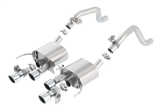 ATAK Axle-Back Exhaust System <br> 15-19 Chevy Corvette Z06 17-19 Grand Sport