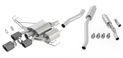 ATAK Cat-Back Exhaust System <br> 17-20 Honda Civic Type R 2L L4 Hatchback 4-Door