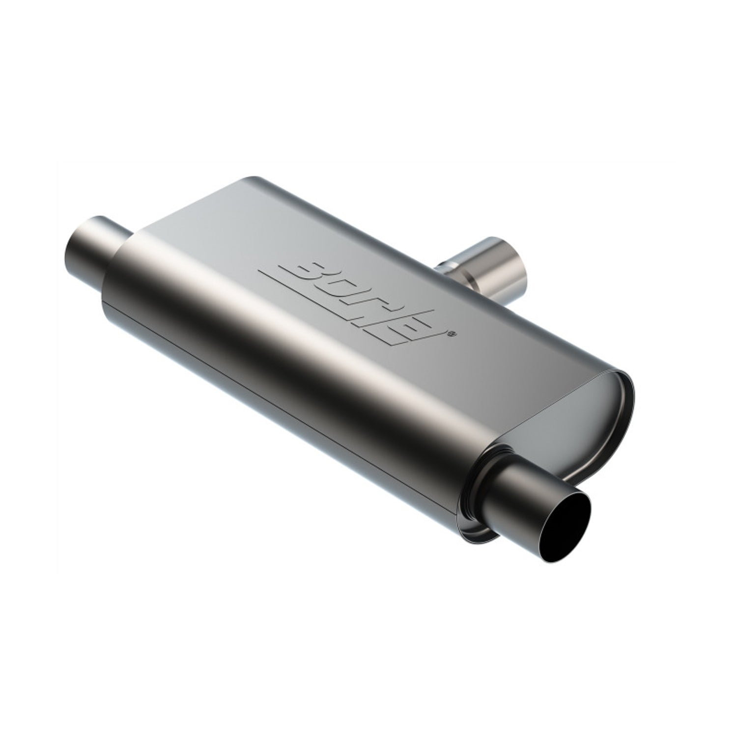 T- Flow 2.5in. In/Dual 2.5in. Out Muffler <br> Universal Fit