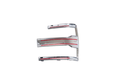 XB Headlight Trim Bezels (Pair/Chrome) <br>15-19 Chevrolet Silverado 2/3500 HD