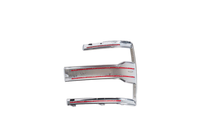 XB Headlight Trim Bezels (Pair/Chrome) <br>15-19 Chevrolet Silverado 2/3500 HD