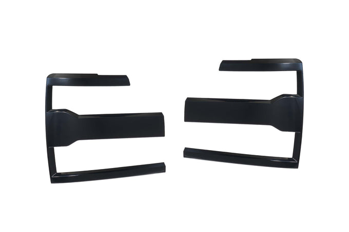 XB Headlight Trim Bezels (Pair) <br>15-19 Chevy Silverado 2500 HD
