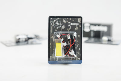LED Bulb Panel <br> Universal, Wide / Blue, 44mm
