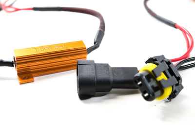 Resistor T-Harness (Pairs) <br> Universal 9005 / 9006 / H10 (50w)