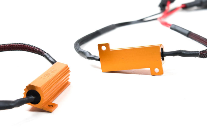 Resistor T-Harness (Pairs) <br> Universal 9005 / 9006 / H10 (50w)