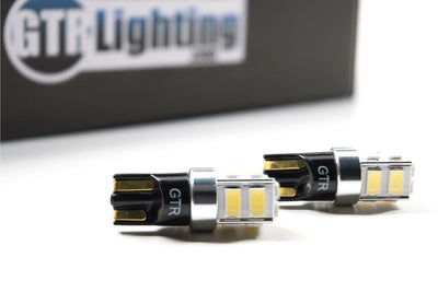 10-Chip Canbus LED Bulbs <br> T10/194,Universal,Amber