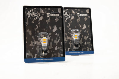 10-Chip Canbus LED Bulbs <br> T10/194,Universal,Amber