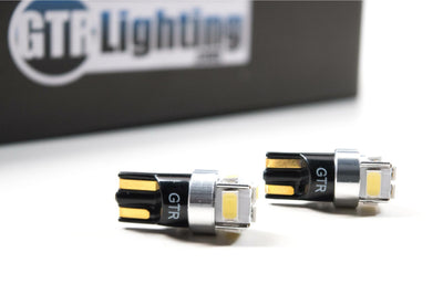 6-Chip Canbus LED Bulbs <br> T10/194,Universal,Amber