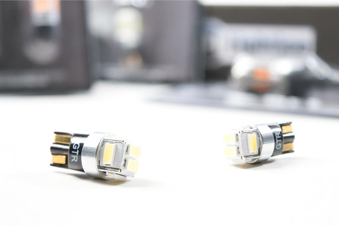 6-Chip Canbus LED Bulbs <br> T10/194,Universal,Amber