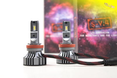 36W Yellow LED Fog Light Bulb <br> H11/H9/H8/H16 Base/Fitment