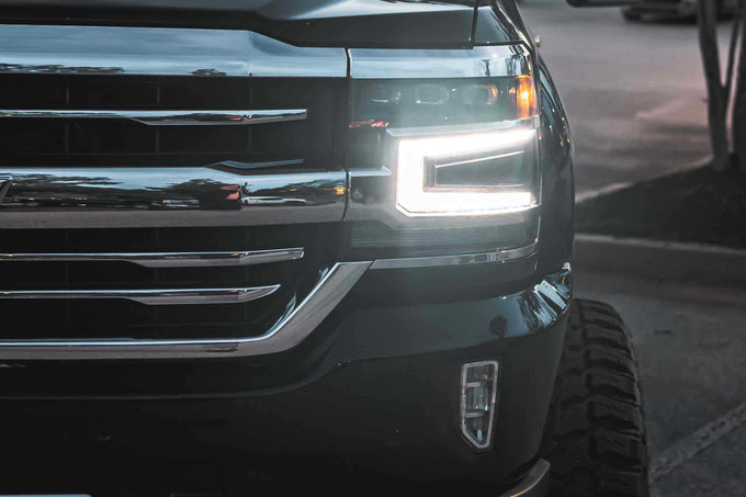XB LED Headlights (Pair/ASM) <br>16-18 Chevrolet Silverado 1500