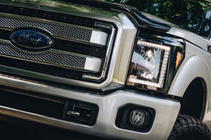 XB LED Headlights (Pair/White DRL) <br>11-16 Ford Super Duty