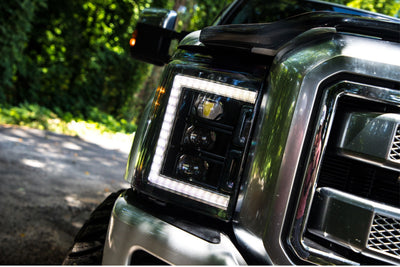 XB LED Headlights (Pair/White DRL) <br>11-16 Ford Super Duty