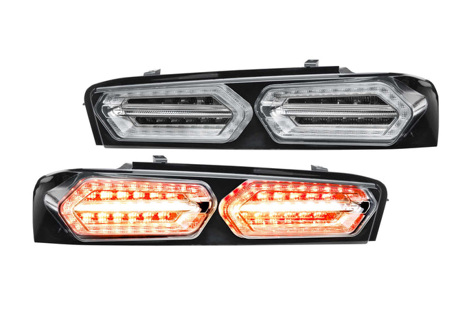 Pair of Facelift Smoked XB LED Tail Lights <br>16-18 Chevrolet Camaro