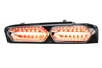 Pair of Facelift Smoked XB LED Tail Lights <br>16-18 Chevrolet Camaro