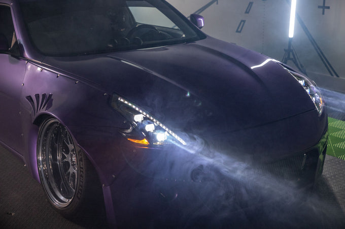 XB LED Headlights (Pair ASM LHD) <br>09-21 Nissan 370Z