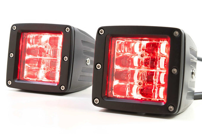 LED Pod: Profile RGB Cube Light <br> Bracket Kits: Works with all designed for Rigid brand