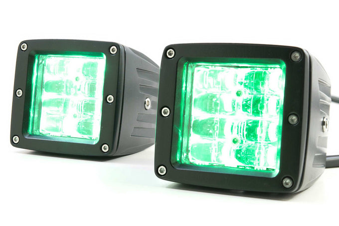 LED Pod: Profile RGB Cube Light <br> Bracket Kits: Works with all designed for Rigid brand