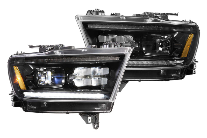 XB LED Headlights (Pair/ASM)(Gen 2) <br>19-24 Dodge Ram 1500