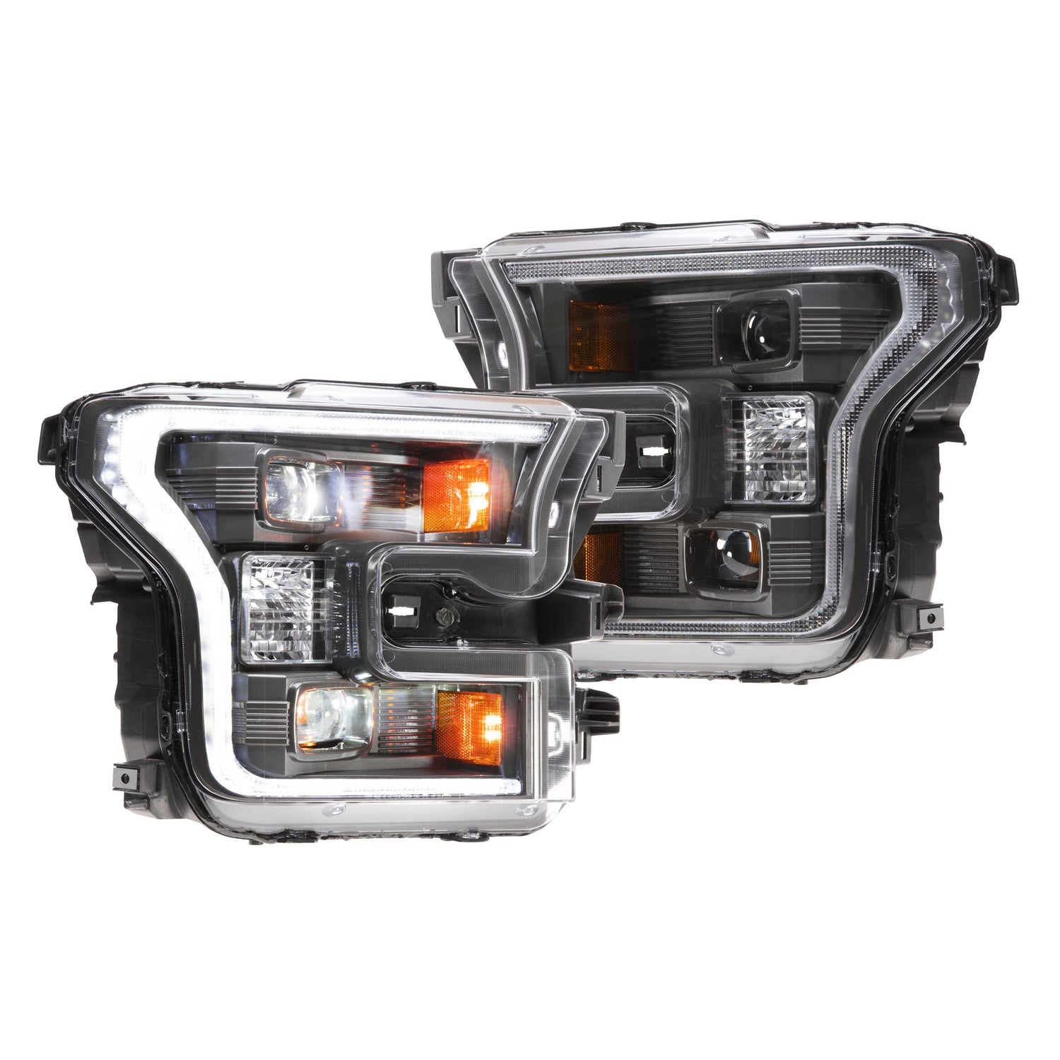 XB Hybrid LED Headlights (Pair / ASM) <br> 15-17 Ford F150