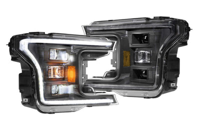 XB Hybrid LED Headlights (Pair / ASM) <br> 18-20 Ford F150