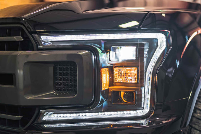 XB Hybrid LED Headlights (Pair / ASM) <br> 18-20 Ford F150