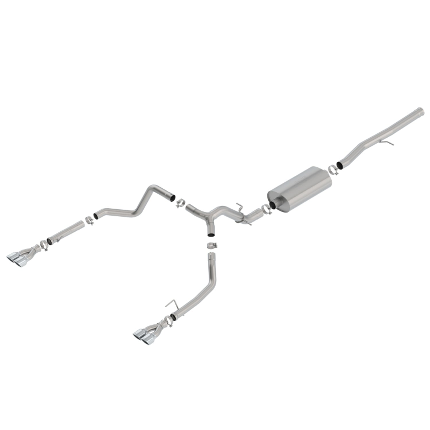 Touring Cat-Back Exhaust System <br> 19-23 Chevrolet Silverado GMC Sierra 1500