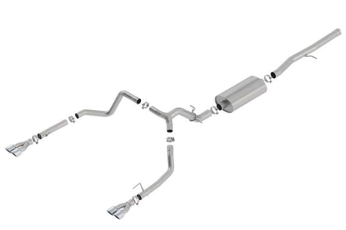 Touring Cat-Back Exhaust System <br> 19-23 Chevrolet Silverado GMC Sierra 1500