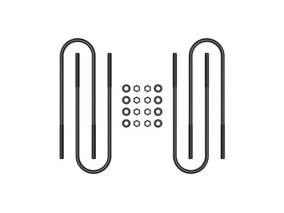15in U-Bolt Kit <br> 03-12 Dodge Ram 2500 3500 Ford F-350 Super Duty
