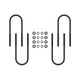 Rear 12in U-Bolt Kit <br> 1999-2010 Ford F-350 Super Duty