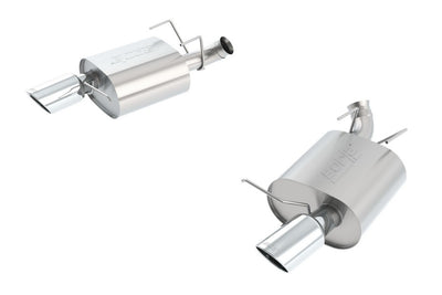 Touring Axle-Back Exhaust System <br> 13-14 Ford Mustang 5L V8
