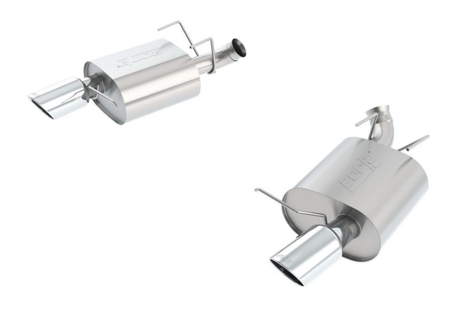 Touring Axle-Back Exhaust System <br> 13-14 Ford Mustang 5L V8