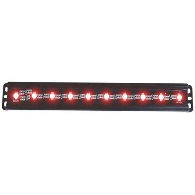Red 12in Slimline LED Light Bar <br> Universal