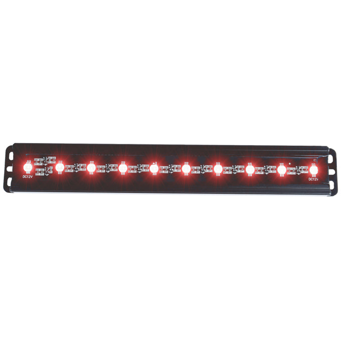 Red 12in Slimline LED Light Bar <br> Universal