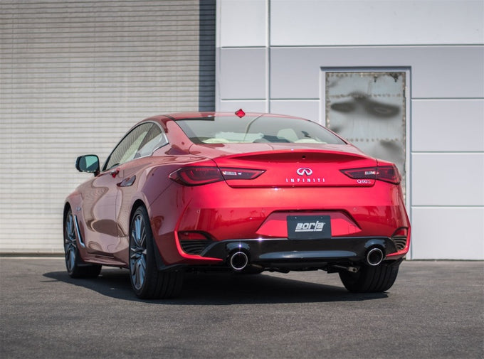 S-Type Cat-Back Exhaust System <br> 17-22 INFINITI Q60 3L V6
