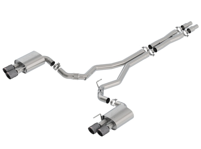 ATAK Cat-Back Exhaust System <br> 18-23 Ford Mustang 5L V8 Coupe