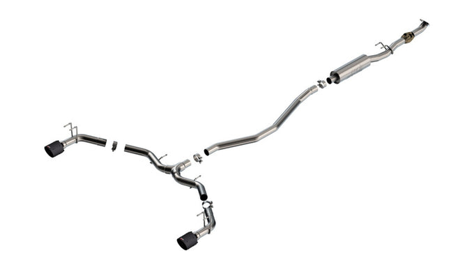 S-Type Cat-Back Exhaust System <br> 22-24 Honda Civic Si /Acura Integra 1.5L 4 Cyl.