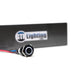 Green LED Halo Switch <br> Universal,Black / Momentary