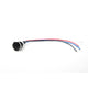 Green LED Halo Switch <br> Universal,Black / Momentary