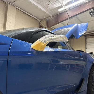 LED Concept Side Mirrors (No Paint) <br> 14-19 Chevy Corvette C7