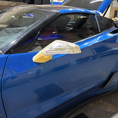 LED Concept Side Mirrors (No Paint) <br> 14-19 Chevy Corvette C7