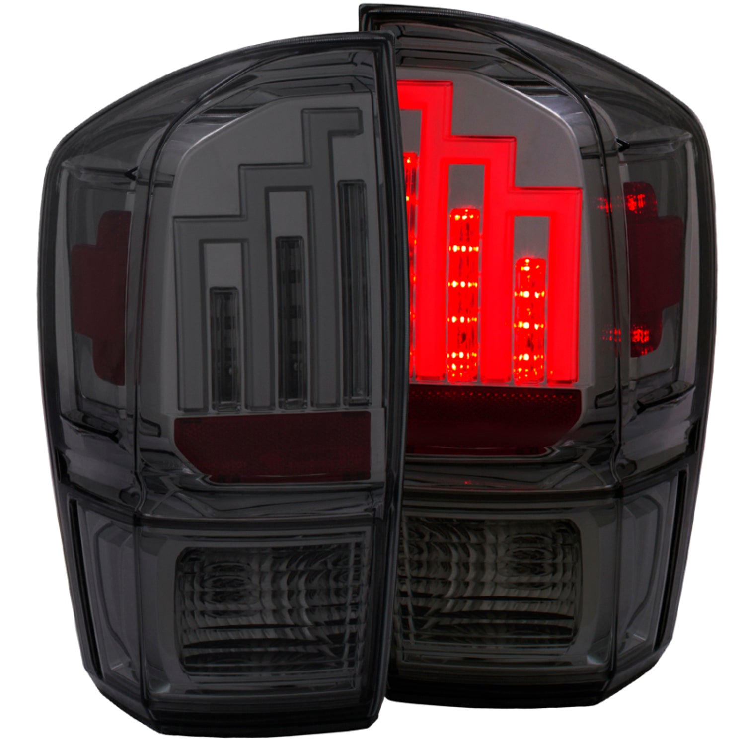 Smoke LED Taillights <br> 16-17 Toyota Tacoma