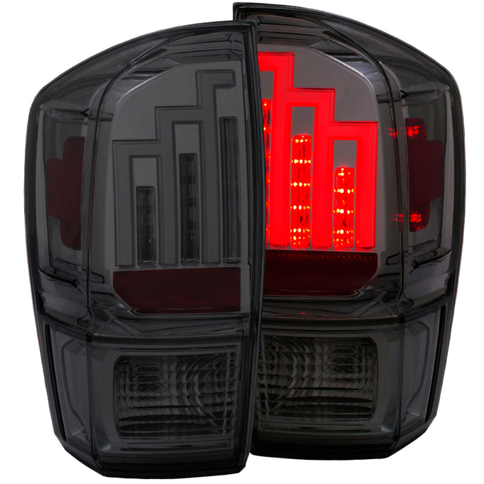 Smoke LED Taillights <br> 16-17 Toyota Tacoma